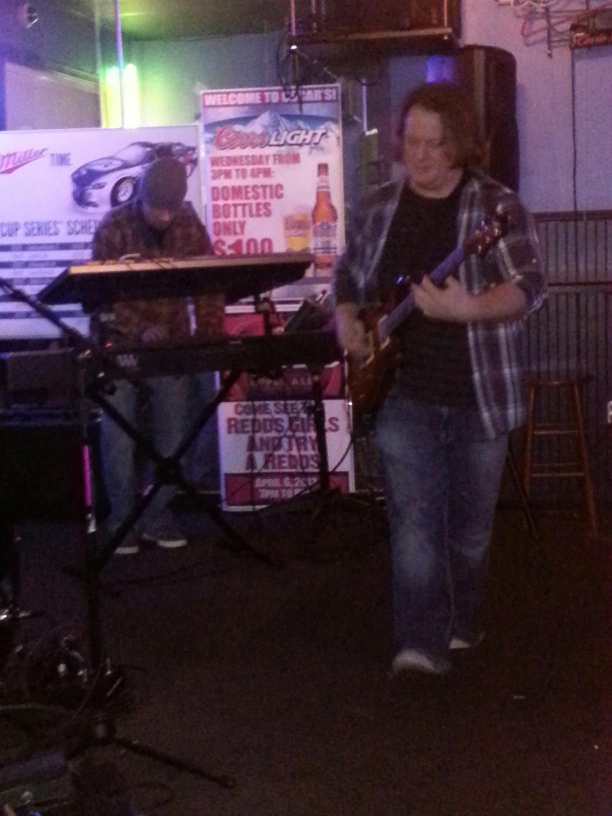 Chris Bush performing live