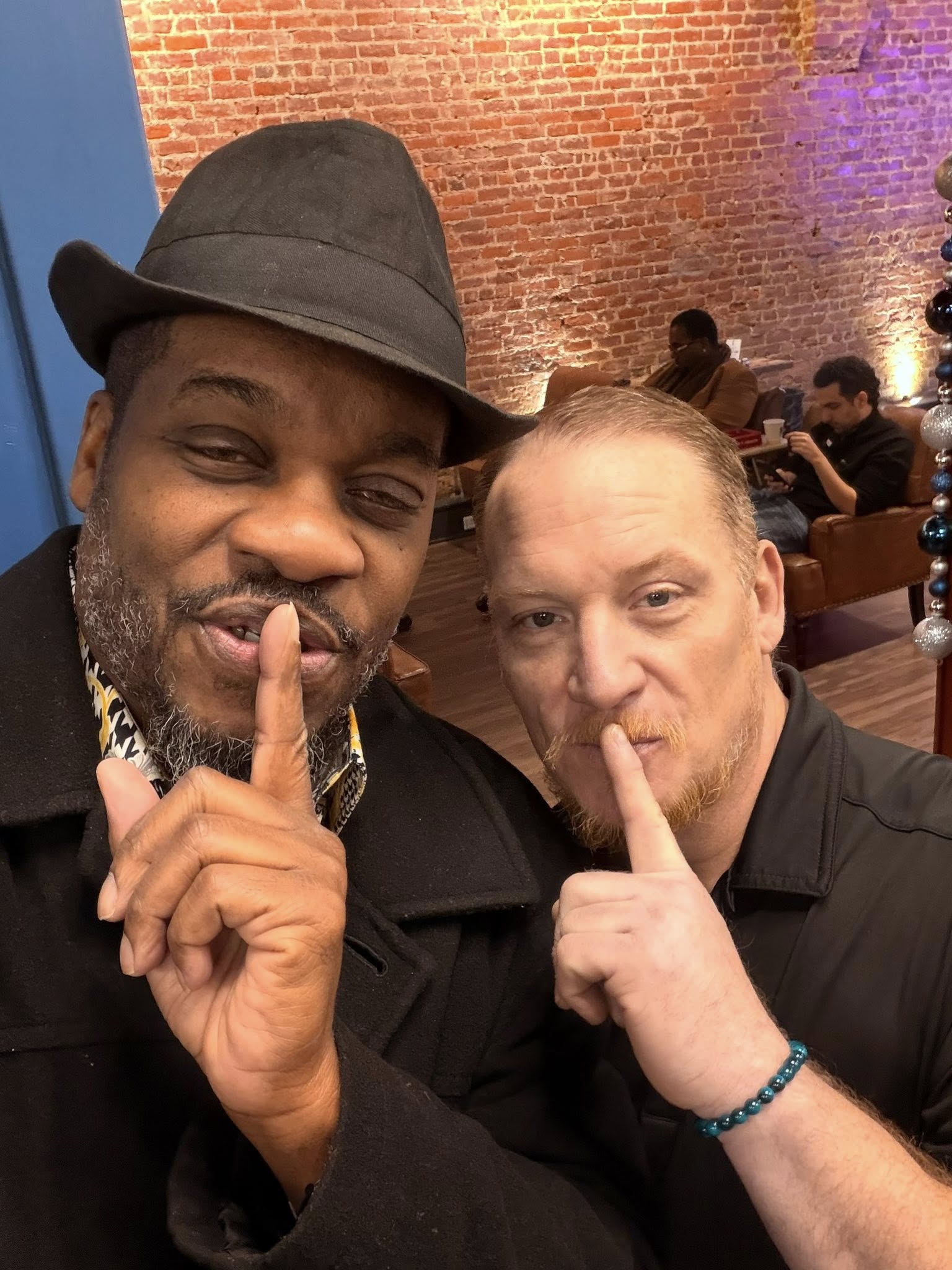 Chris Bush and collaborator